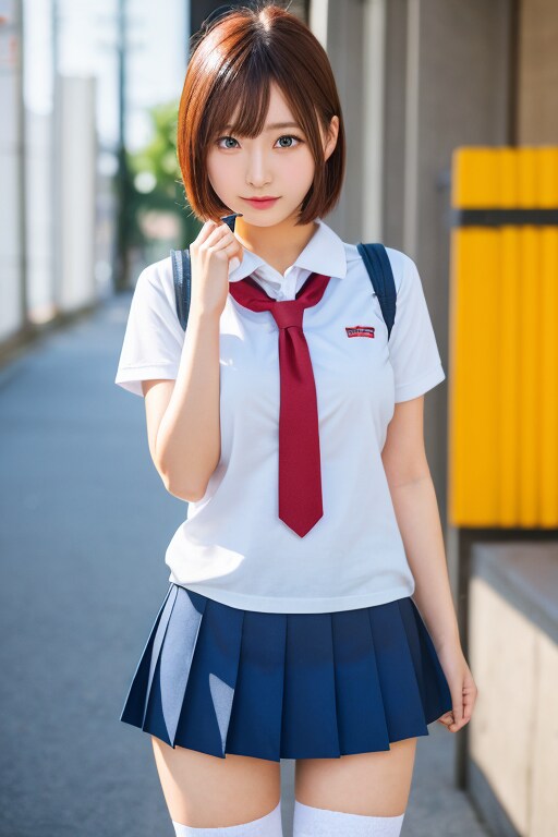 かわいい制服JK