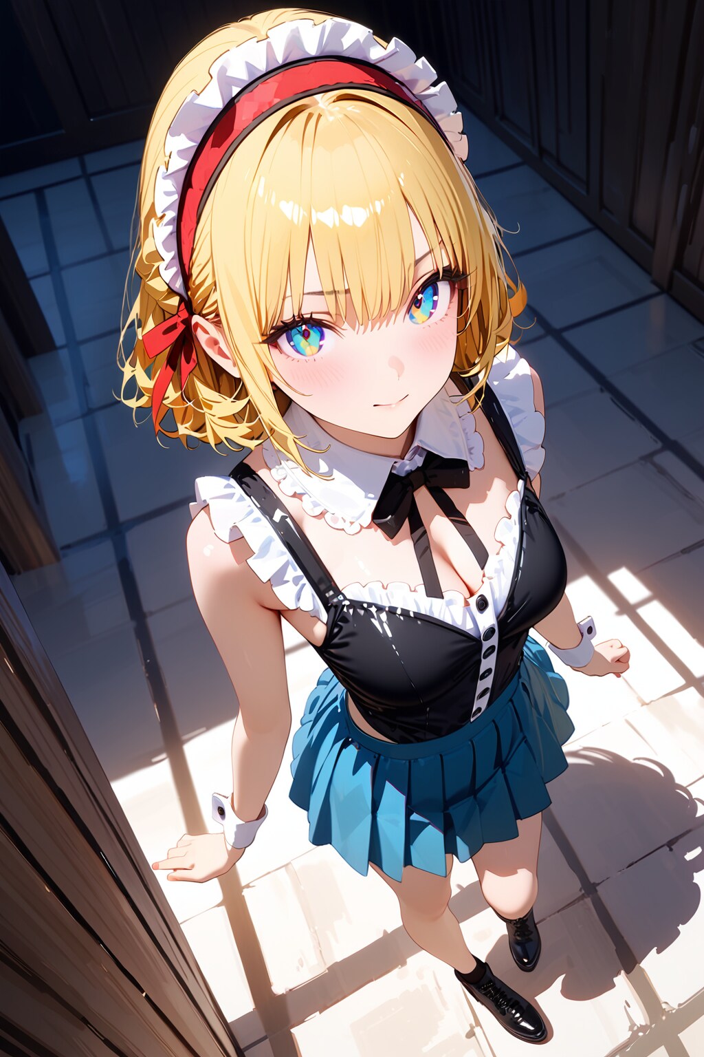 (710HQ)金髪ちゃんゴスロリ | の人気AIイラスト・グラビア