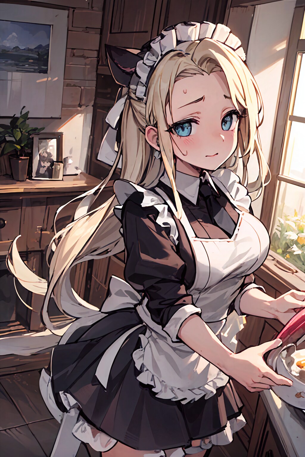 黒メイド、赤メイド