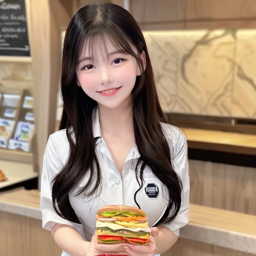 黒髪ロングでクルーの美女８０