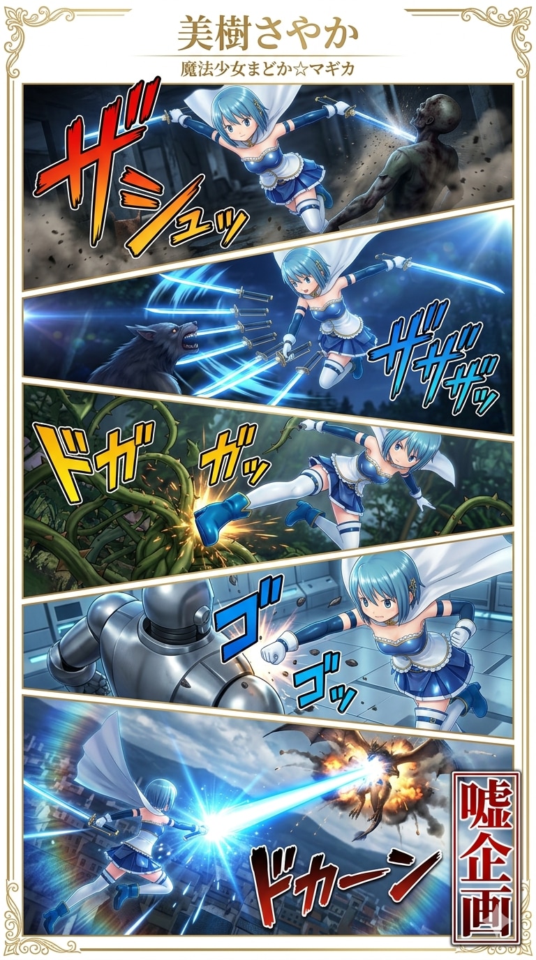 魔法少女まどか☆マギカ　美樹さやか | の人気AIイラスト・グラビア