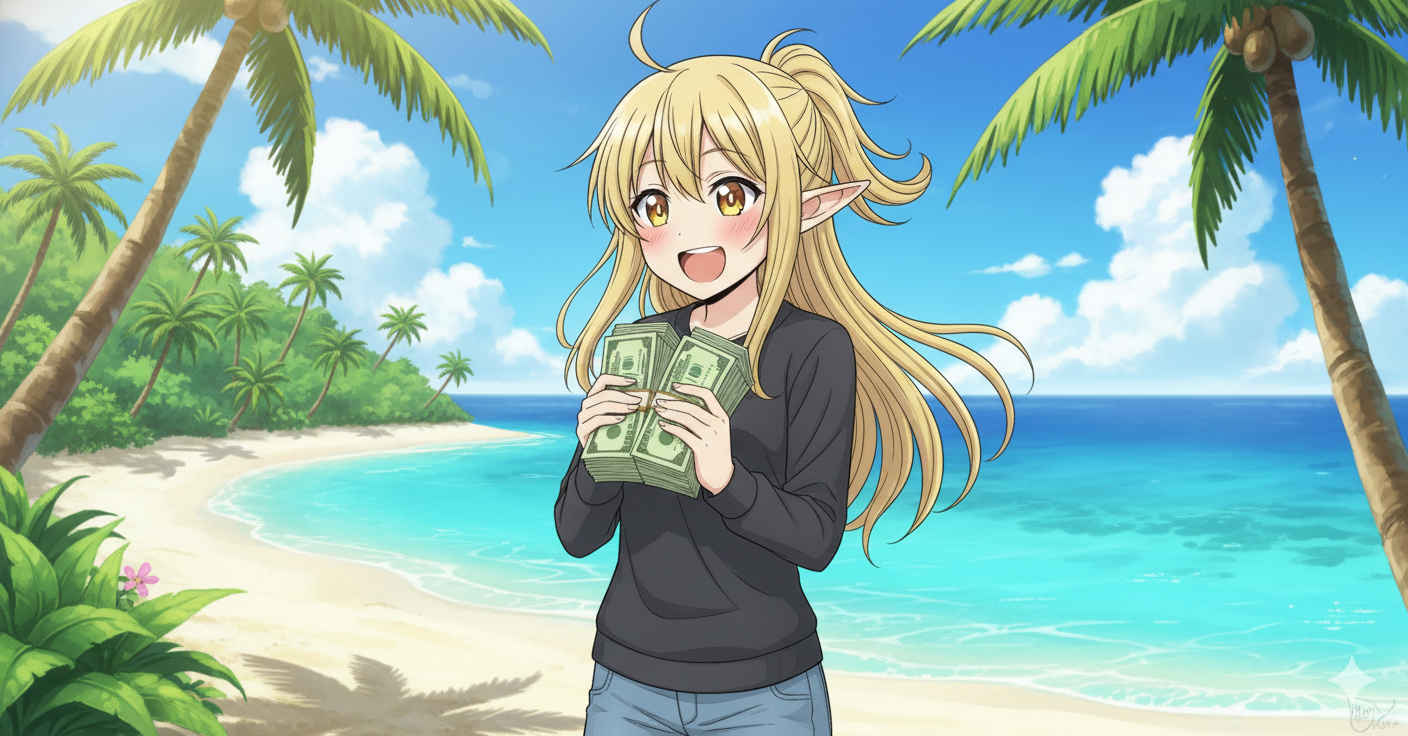 ギャンブル依存エルフ (やさぐれエルフ14) 5枚目