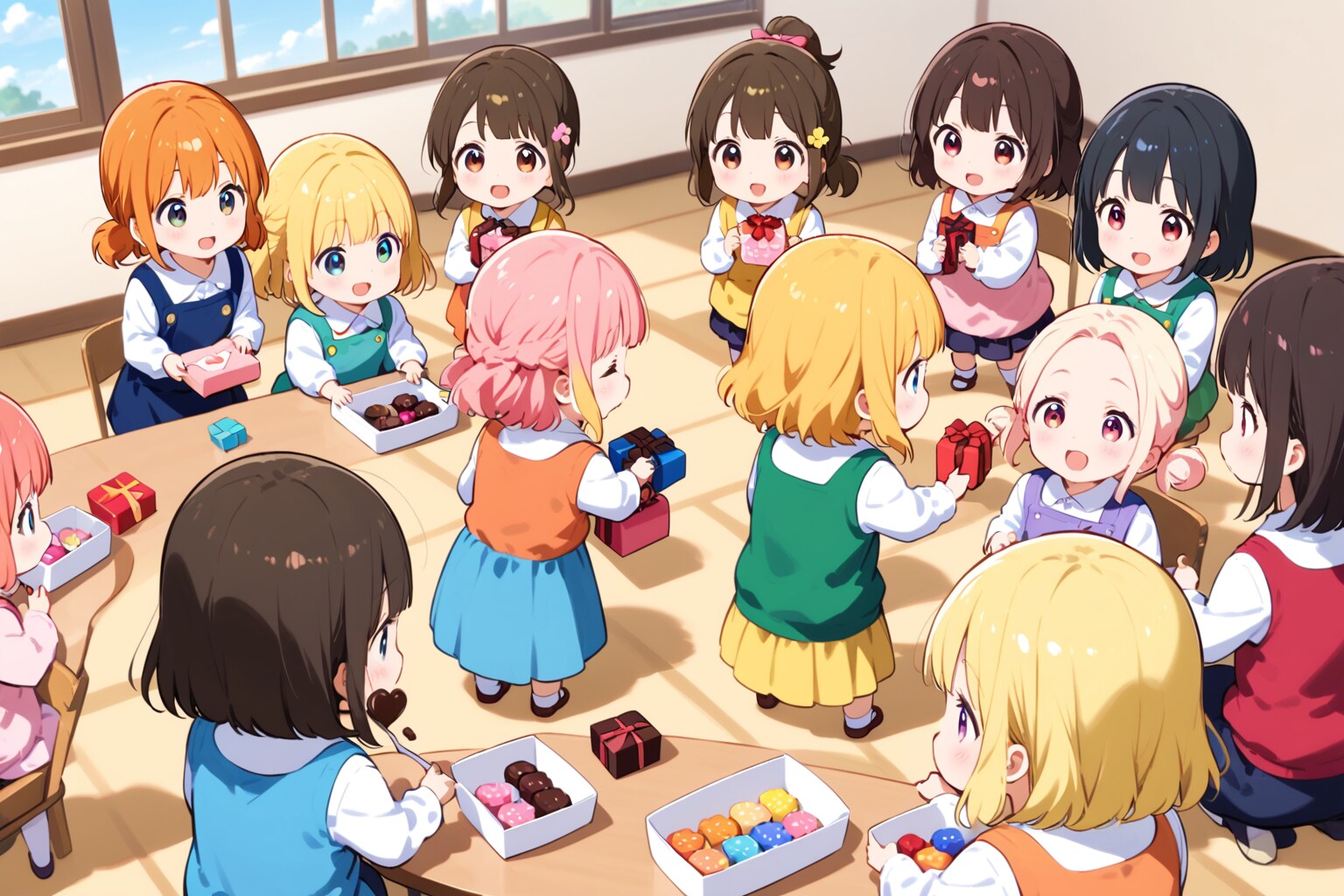 だいすきがいっぱいのバレンタイン | の人気AIイラスト・グラビア