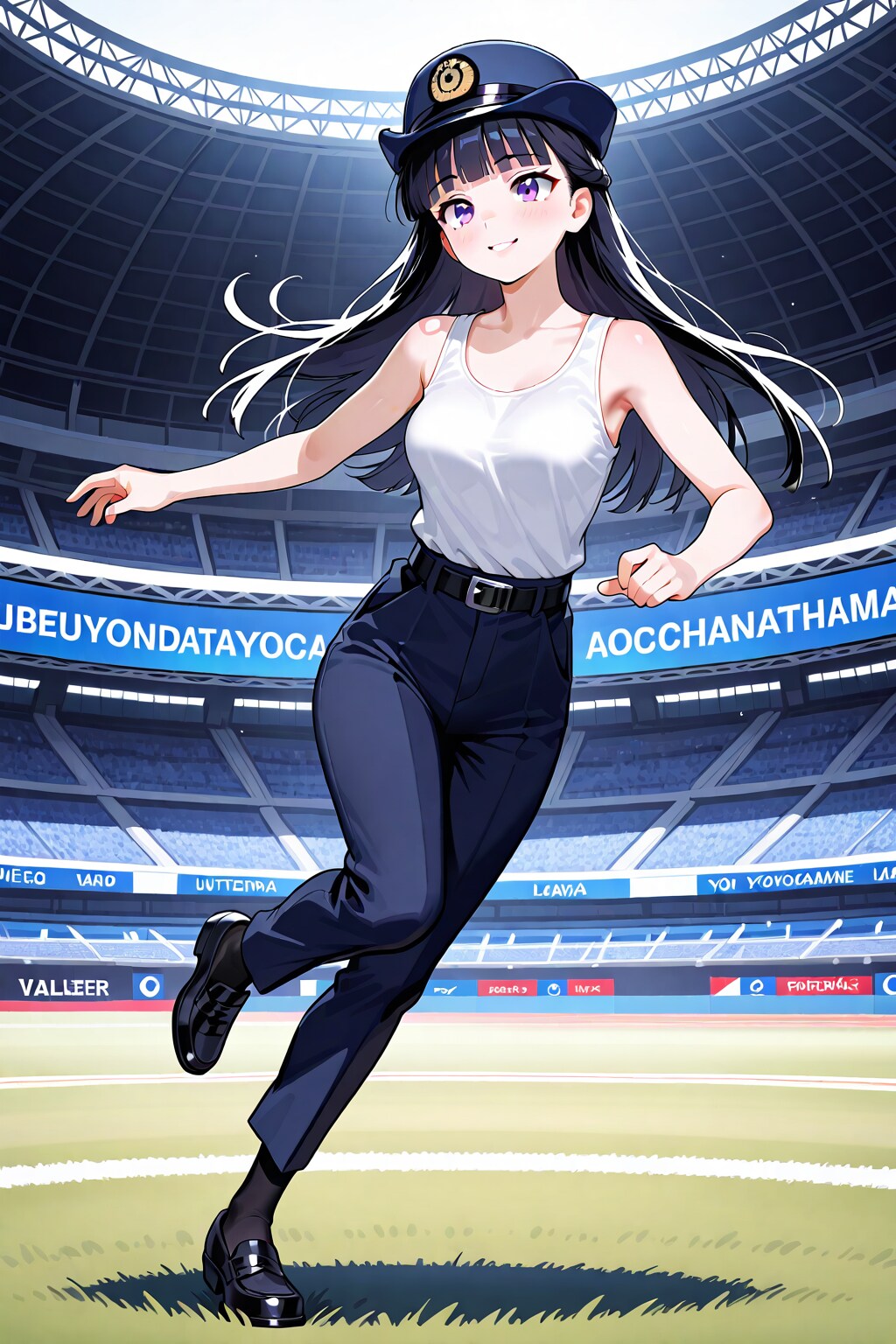 かっこかわいい婦警愛崎咲綺のサッカー