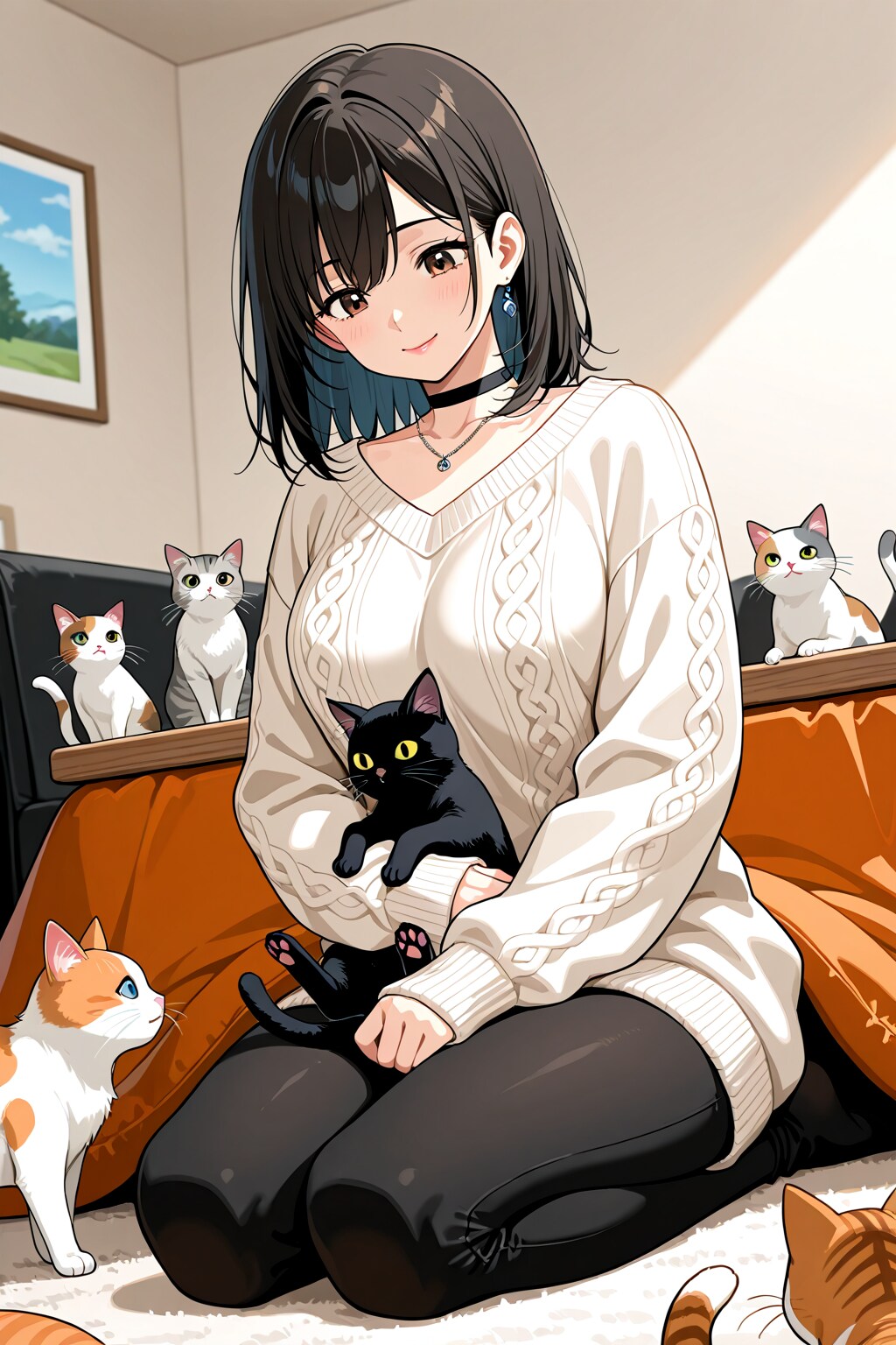 女の子とにゃんこ　その４