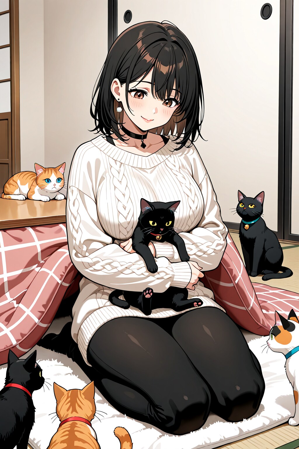 女の子とにゃんこ　その４