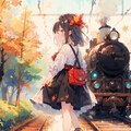 鉄道と少女 2枚目