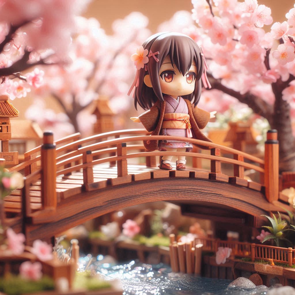 木の橋と少女81 | の人気AIイラスト・グラビア