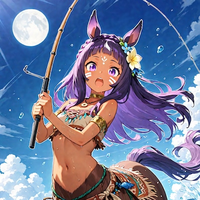 【夢エリ】ムーンペタルさん怪魚を釣る?