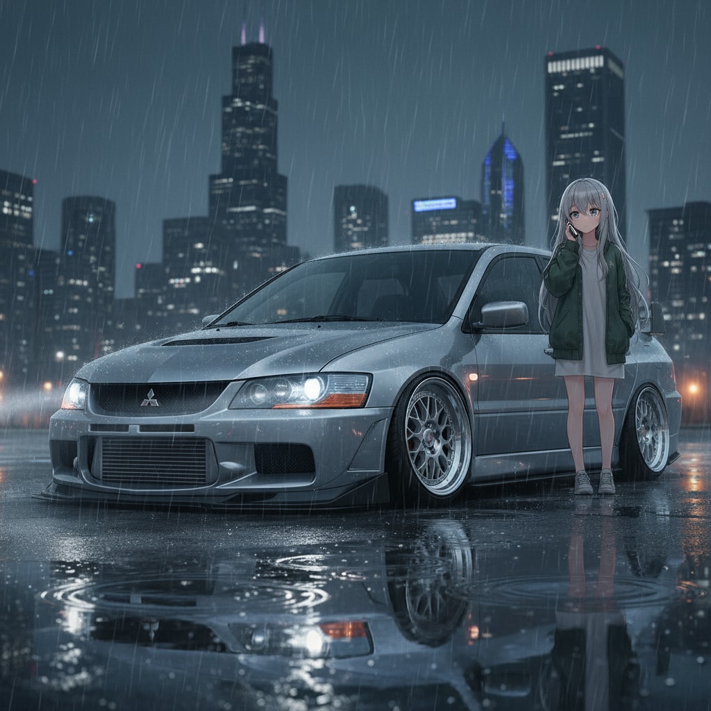 ランエボIXと少女