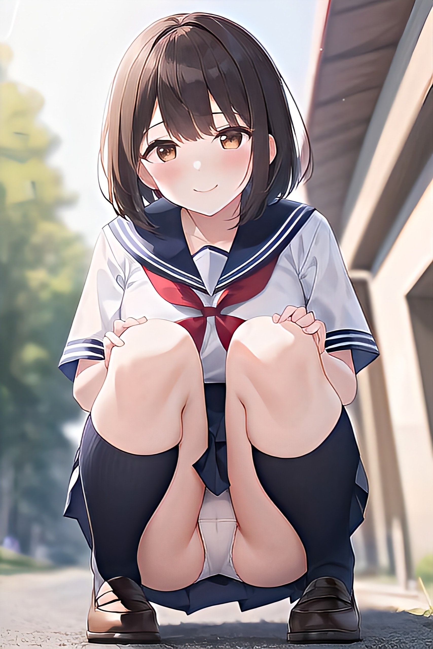しゃがむ