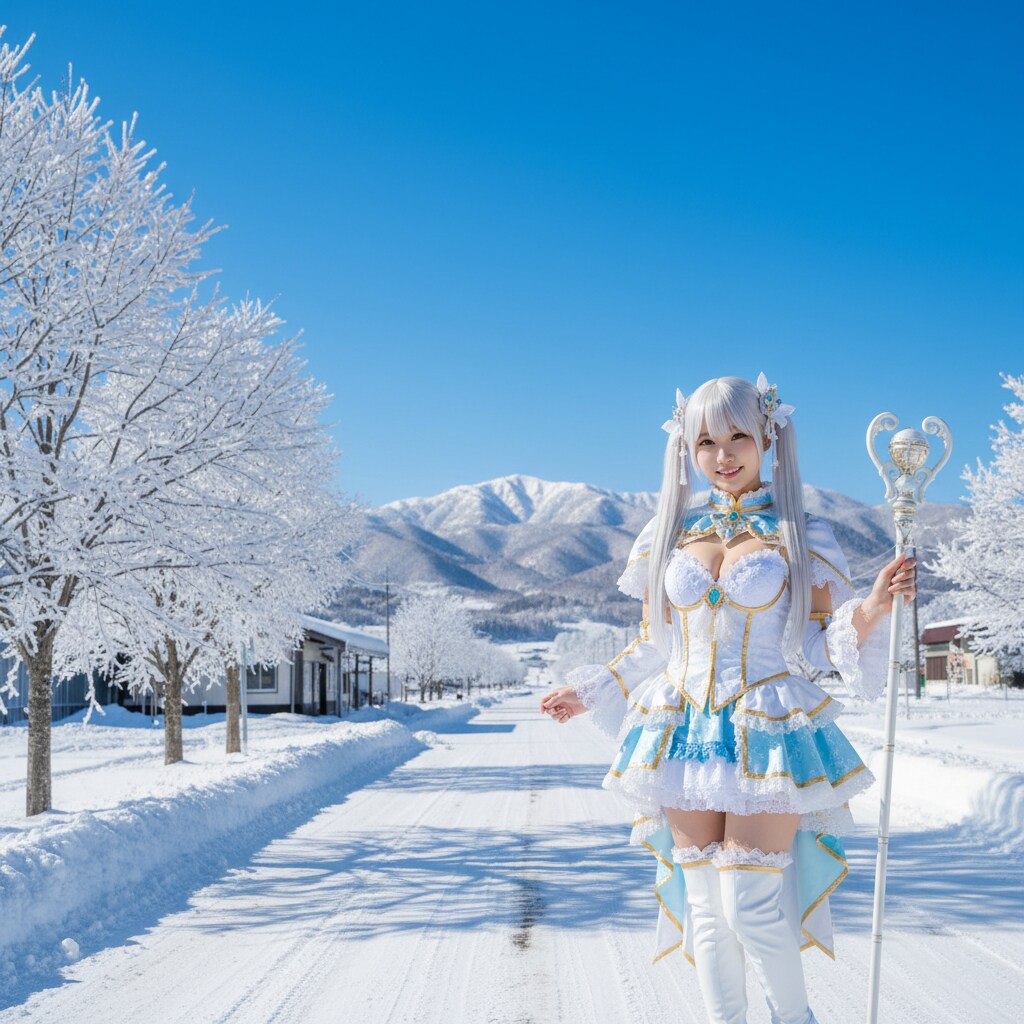 白ツイさん。魔法少女