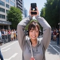 パーカーちゃんストリートスナップ 11枚目
