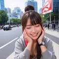 パーカーちゃんストリートスナップ 6枚目