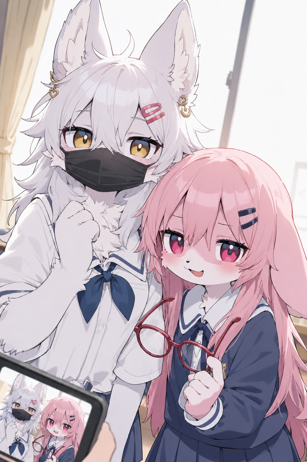 ちょっとだけ不良な子たち🐺🐰