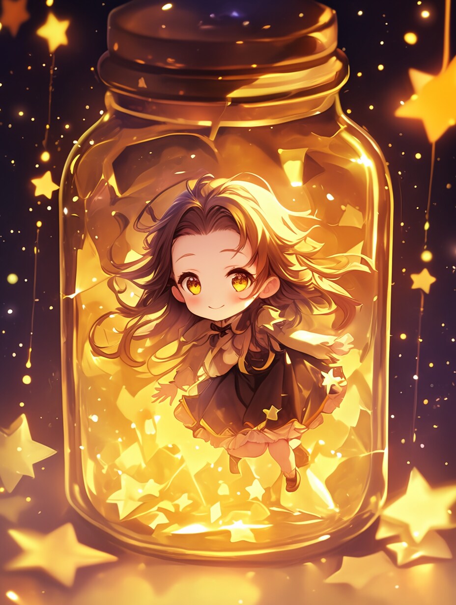 「瓶詰の少女」黄79 | の人気AIイラスト・グラビア