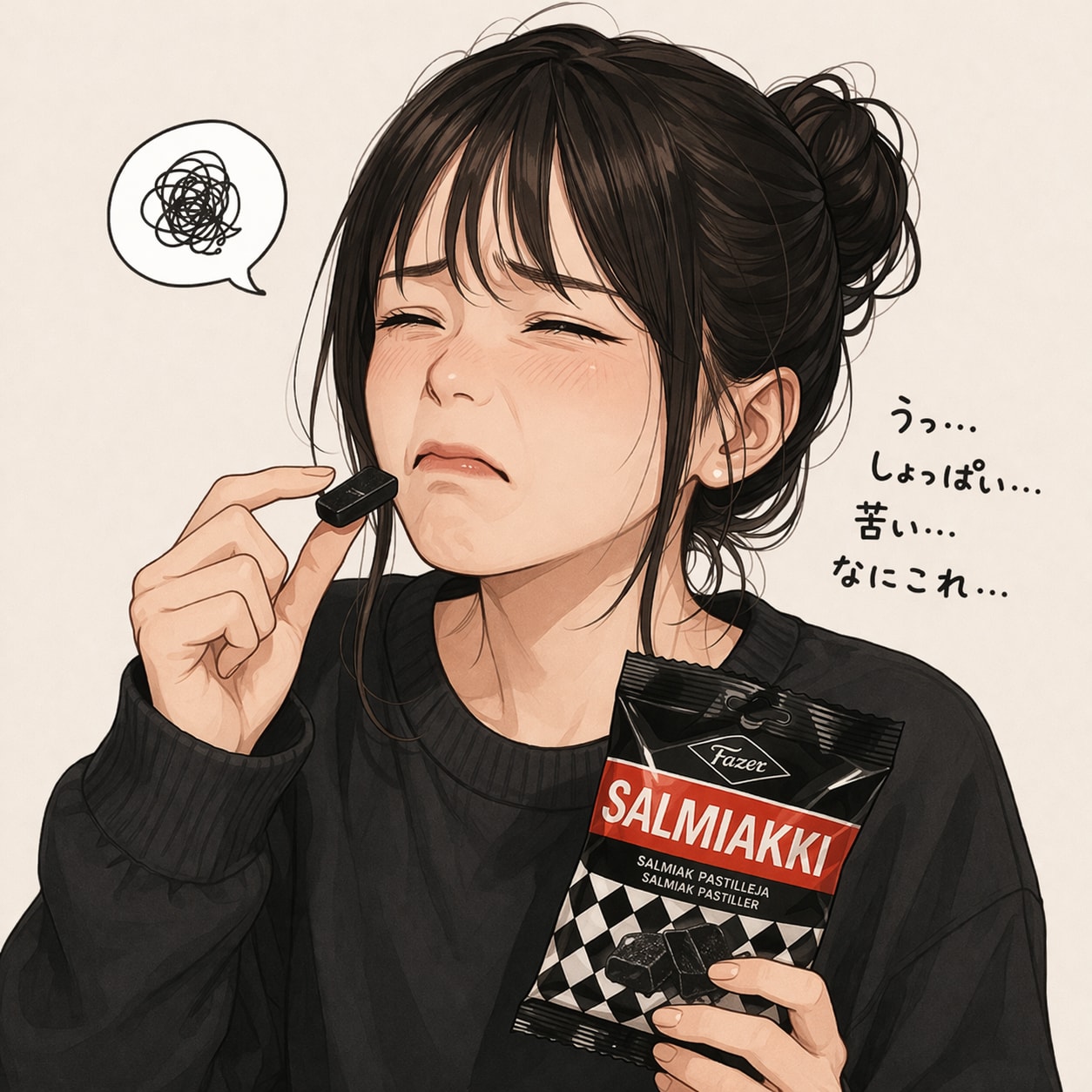 思い出した事、  サルミアッキって食べた事､無いな､､,,，， | の人気AIイラスト・グラビア