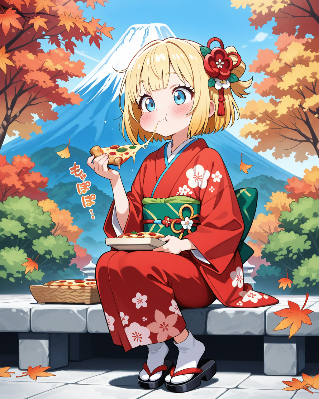 青い瞳のおピッツァ姫