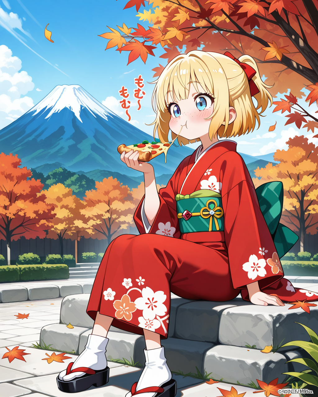 青い瞳のおピッツァ姫