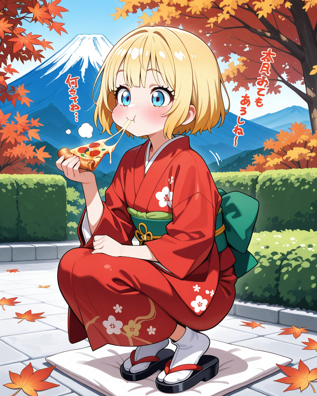 青い瞳のおピッツァ姫