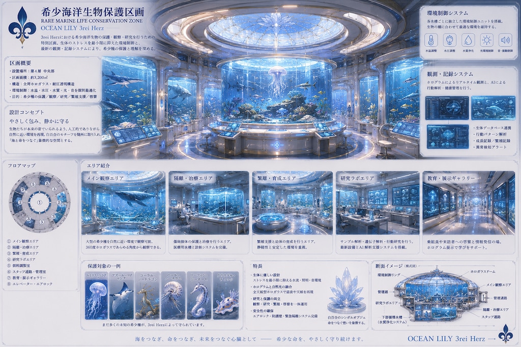 オーシャンリリィ3rei Herz希少海洋生物保護区画