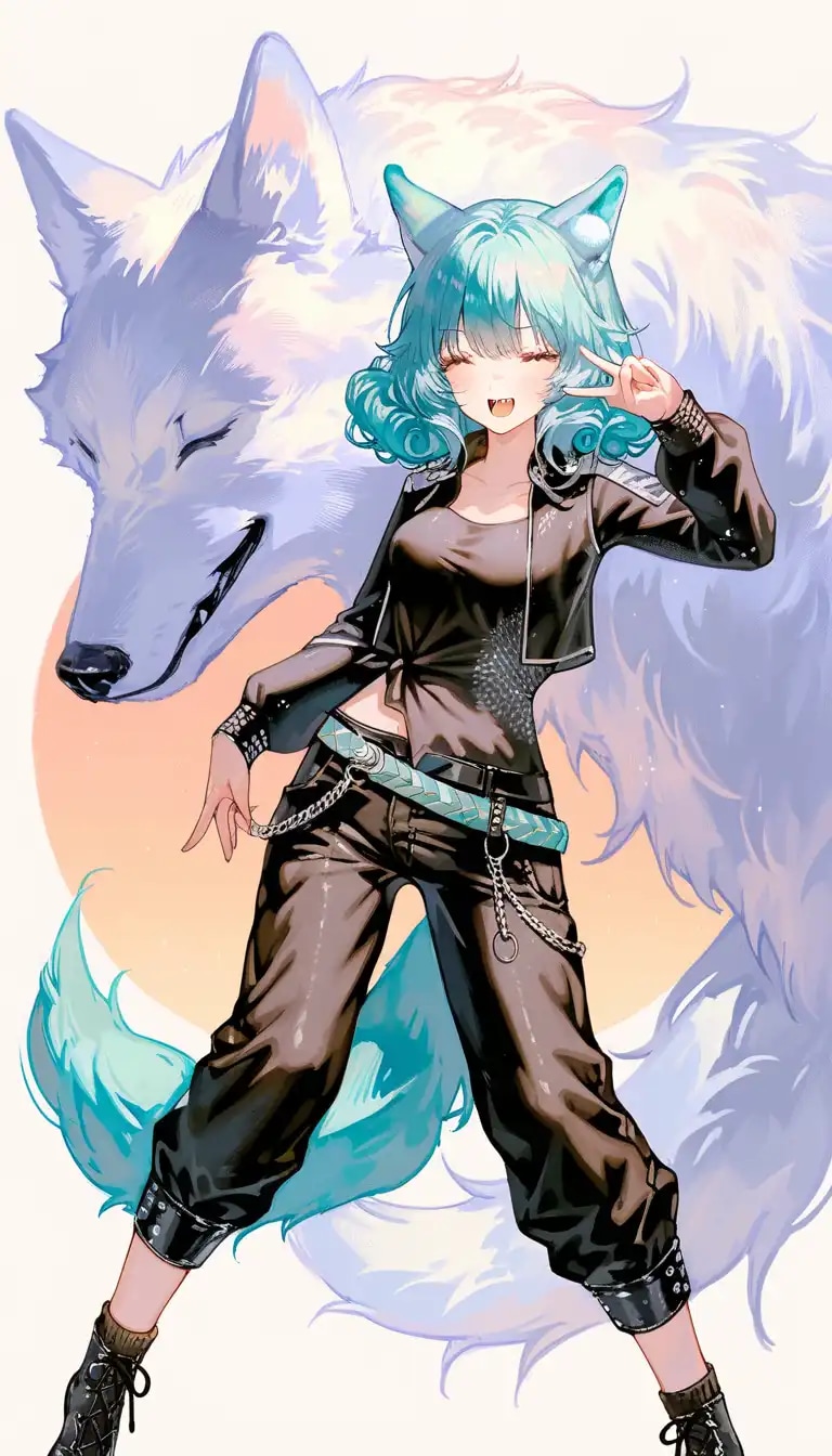 獣耳美少女と守護獣