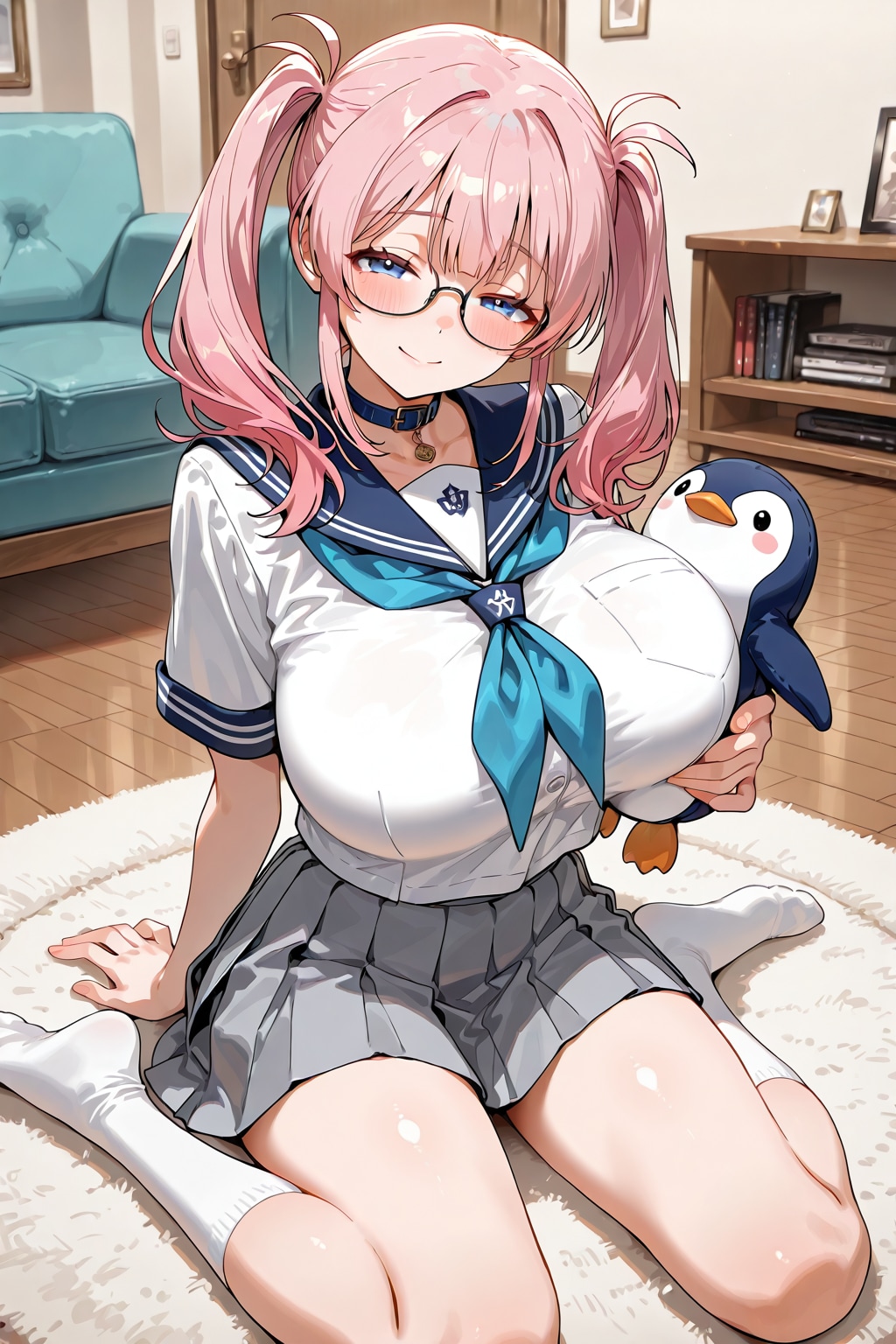 彼女の家で
