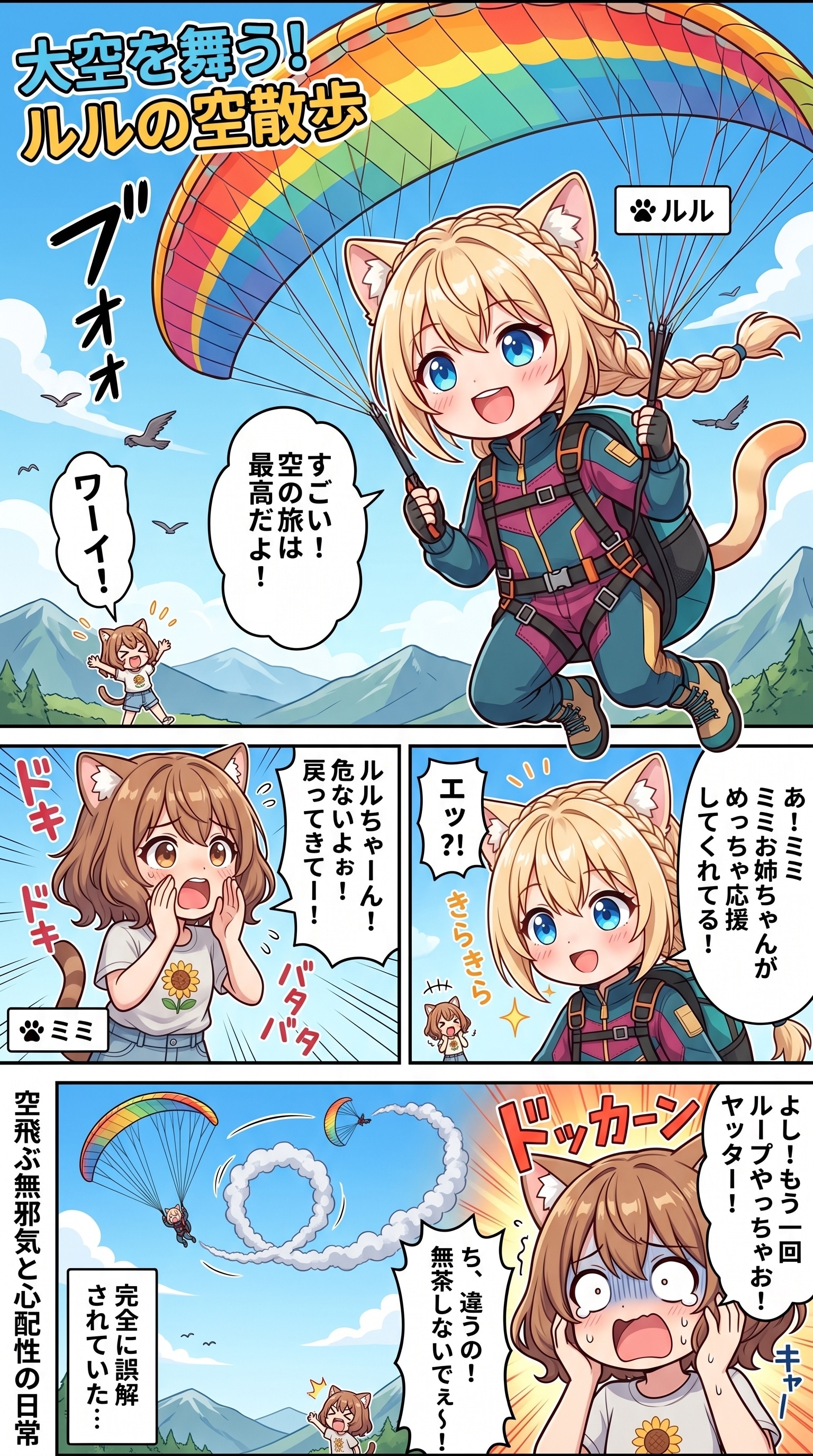 大空を舞う！ルルの空散歩+他1本