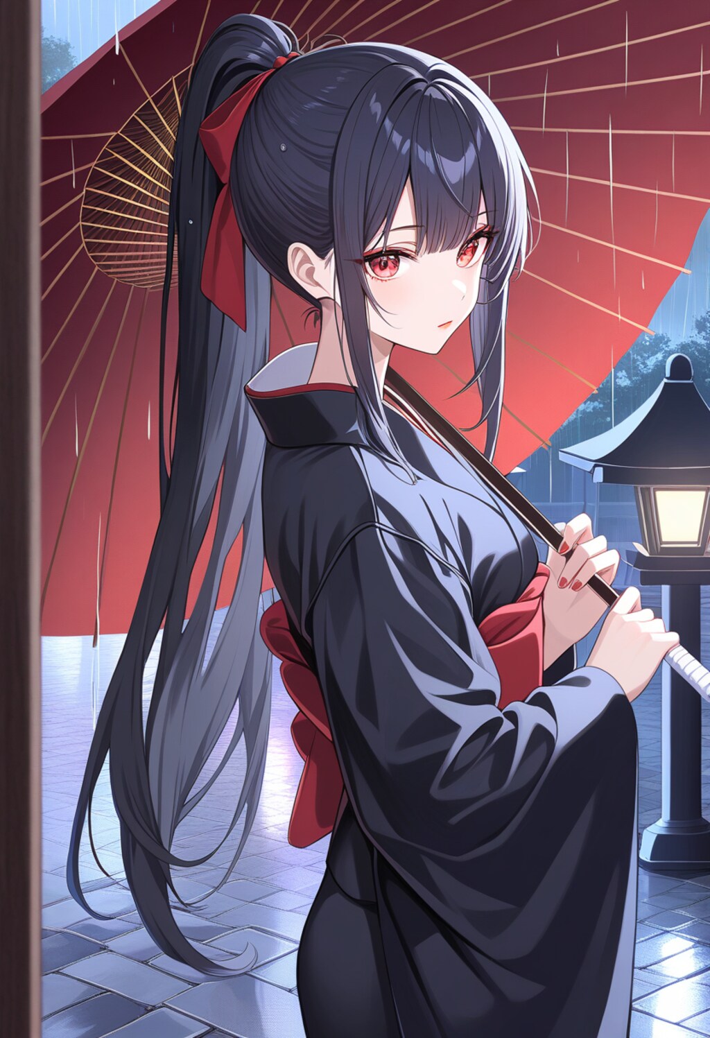 傘を差すの紅魔五姉妹