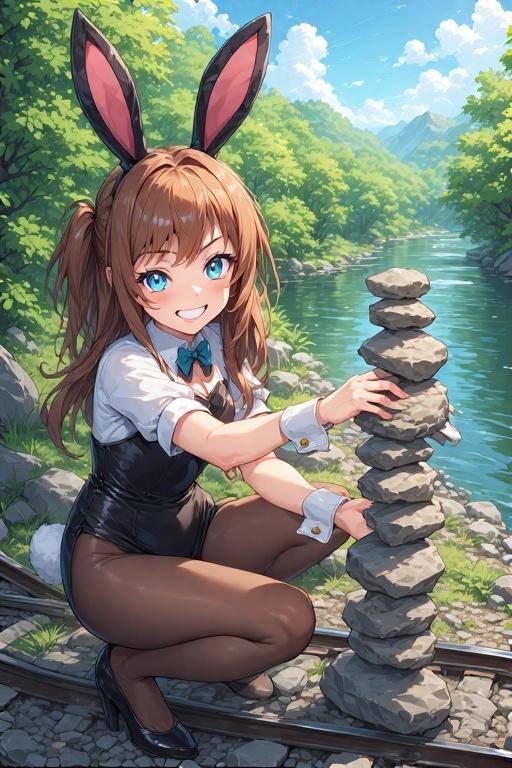 賽の河原で置石積