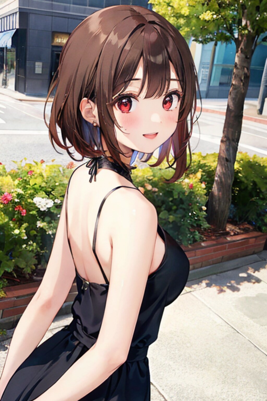Backless Dress 09