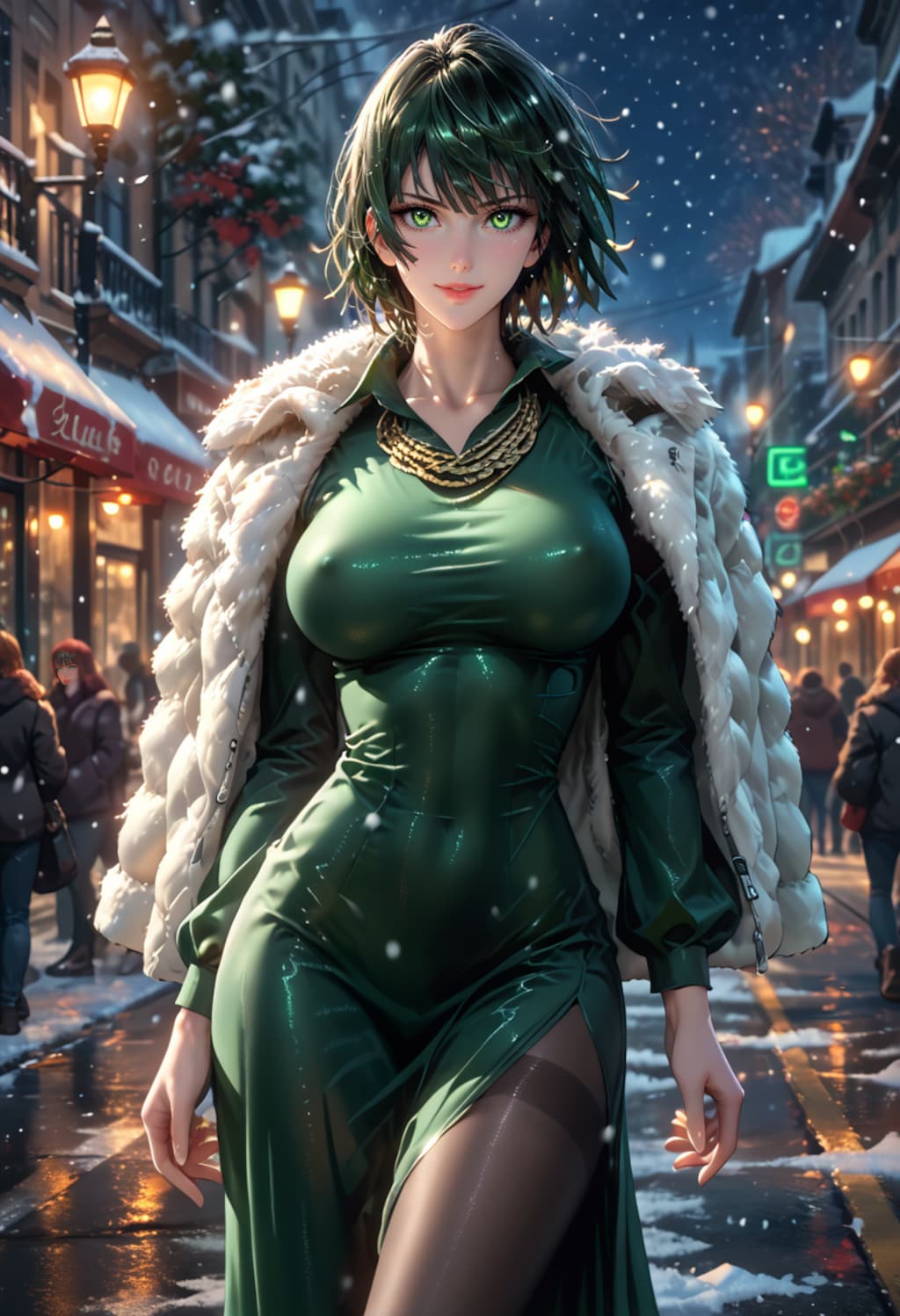 34. Date with Fubuki, Slingshot swimsuit.
