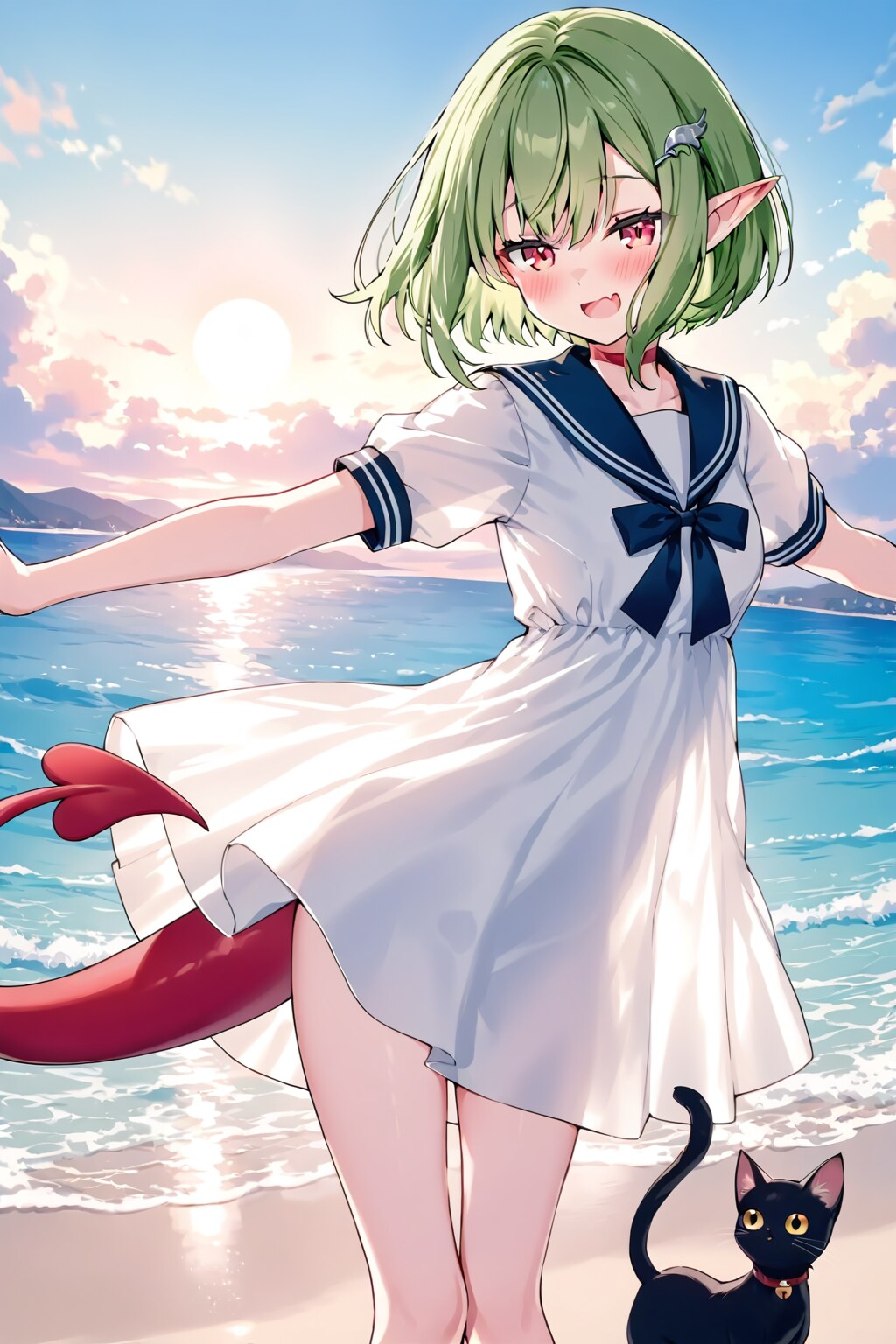 海辺のお散歩
