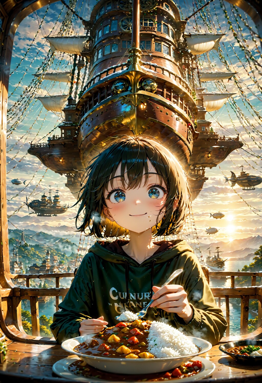 今日は飛行船の日。カレーライスの日・カレーの日　その４