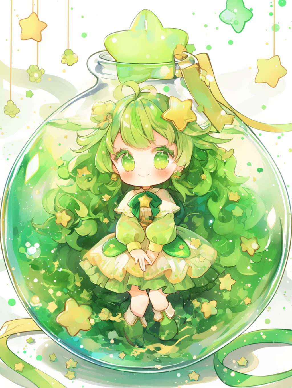 「瓶詰の少女」碧60