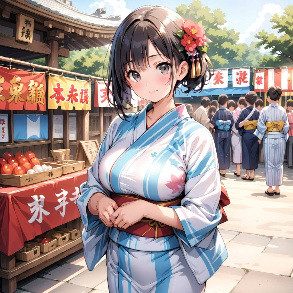 夏祭り。楽しもうね
