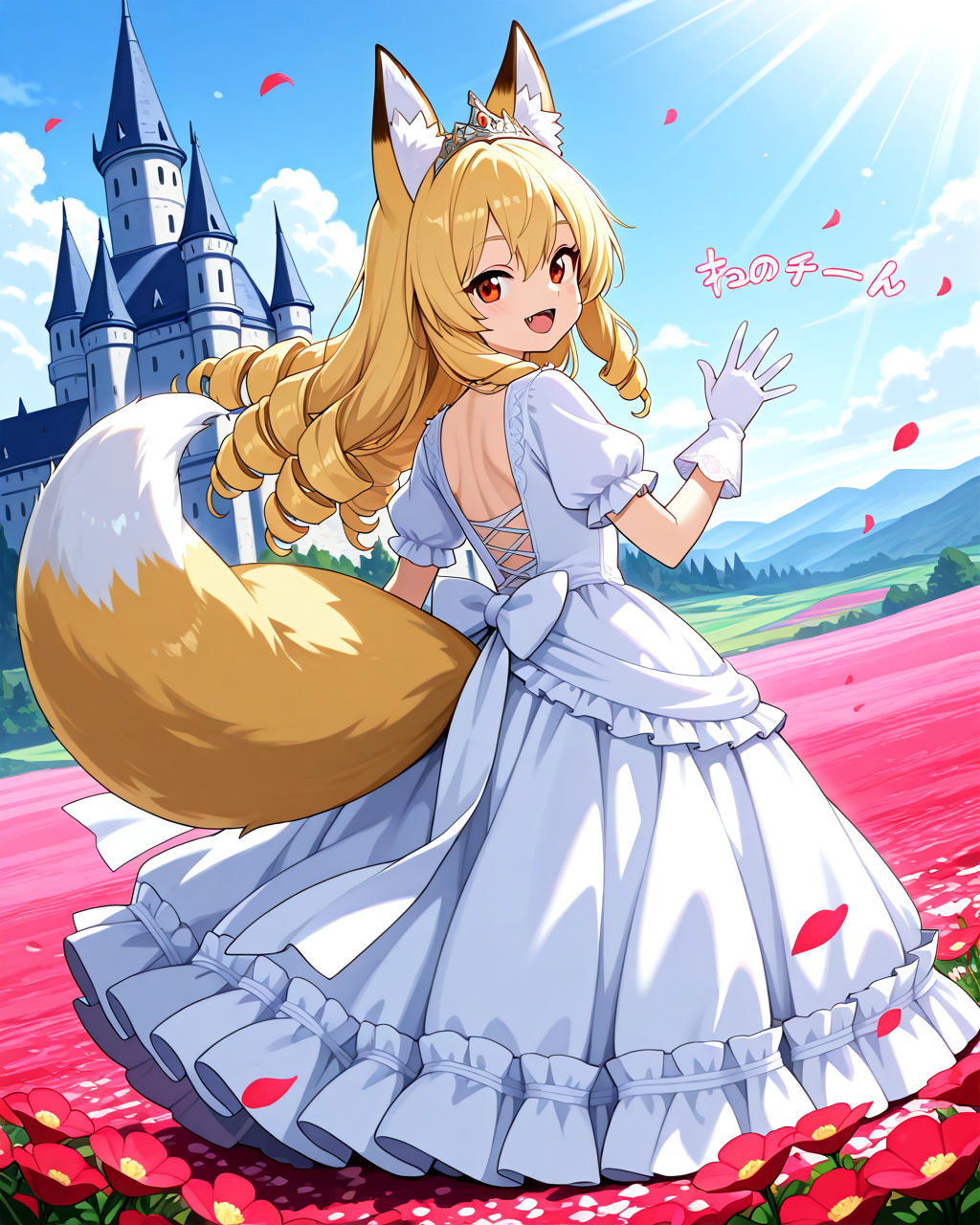 おしっぽフリフリですわぁ♡