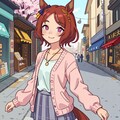 ローレルと商店街で待ち合わせ 3枚目