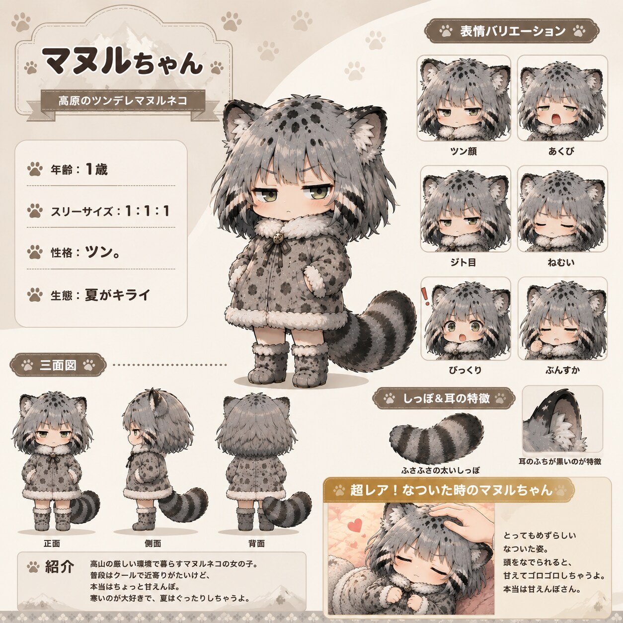 ★マヌルちゃん❹ | の人気AIイラスト・グラビア