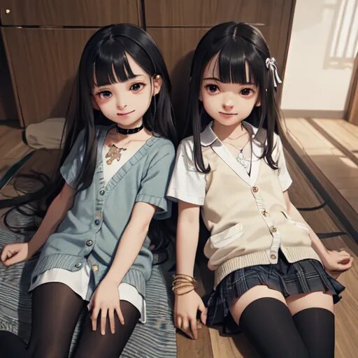 仲良し姉妹