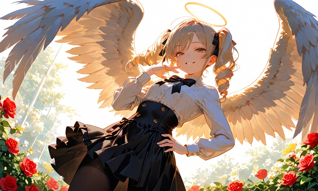 朝起きたら翼が生えてましたゎ～