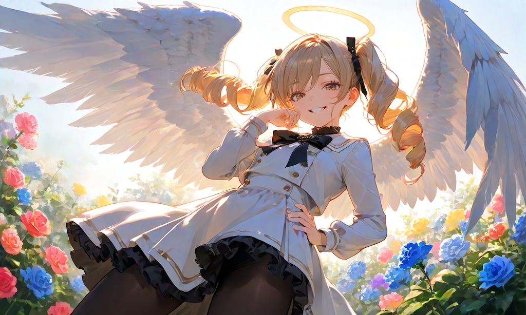 朝起きたら翼が生えてましたゎ～