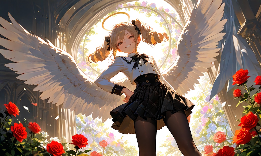 朝起きたら翼が生えてましたゎ～