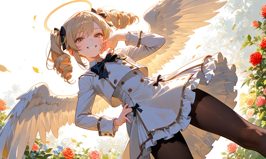 朝起きたら翼が生えてましたゎ～