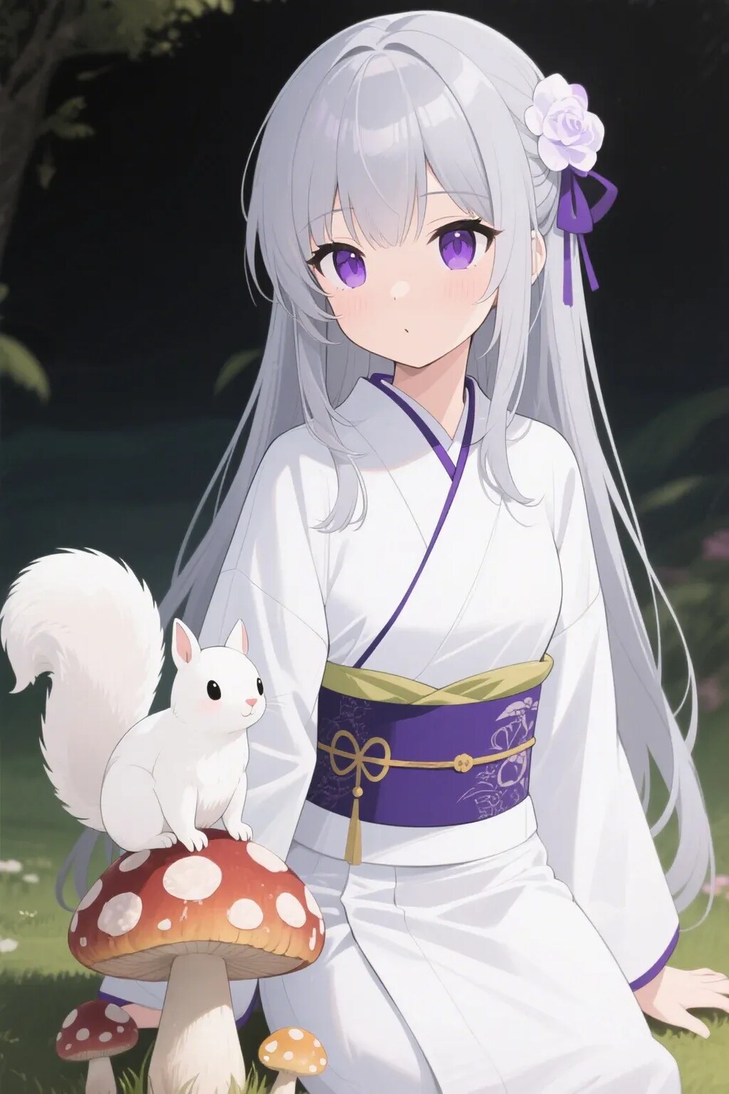 キノコとリスとうちの御神体