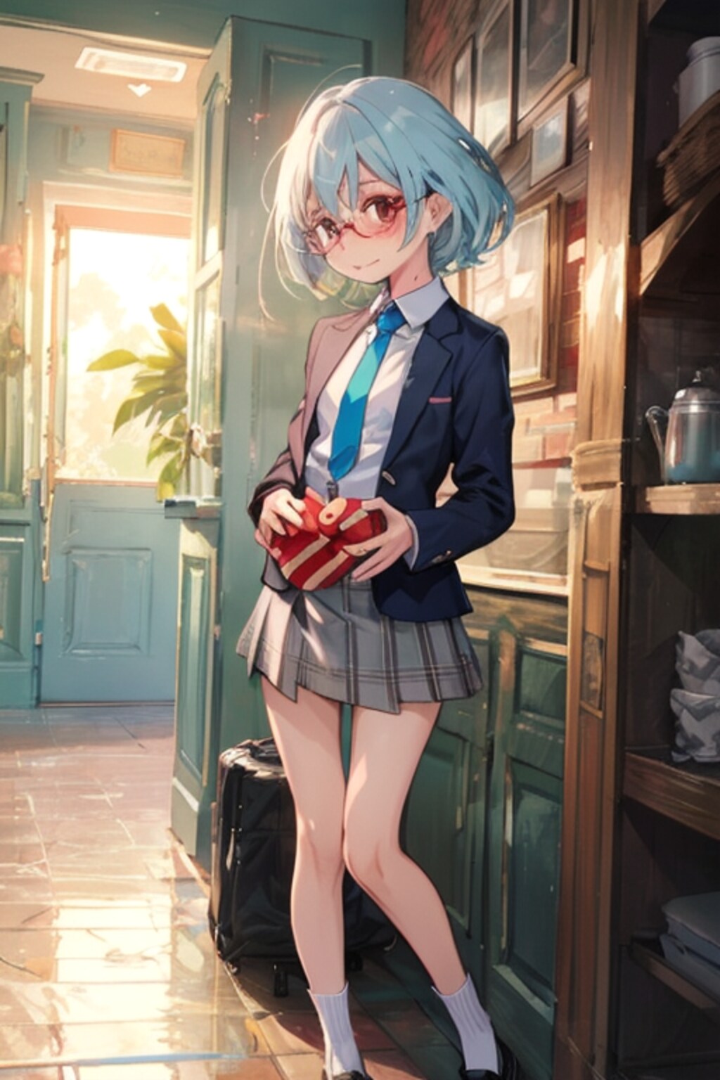 夕方の風景（頑張りすぎ１名）