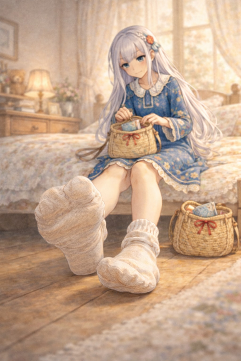 床に近い午後 ― Low Angle, Quiet Moment