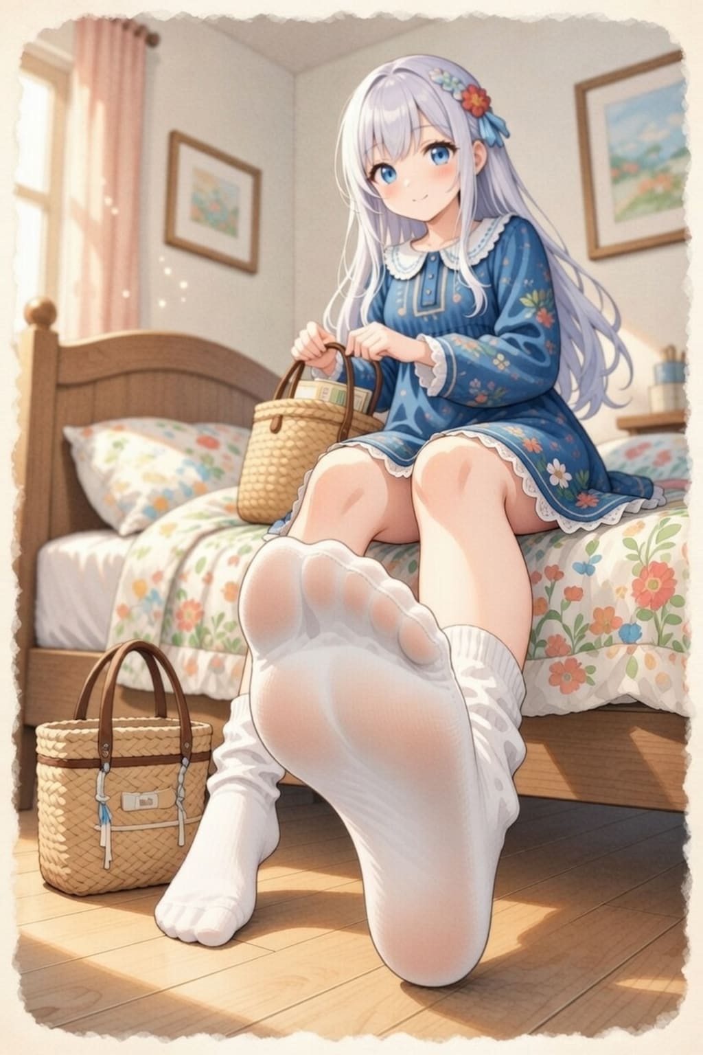 床に近い午後 ― Low Angle, Quiet Moment