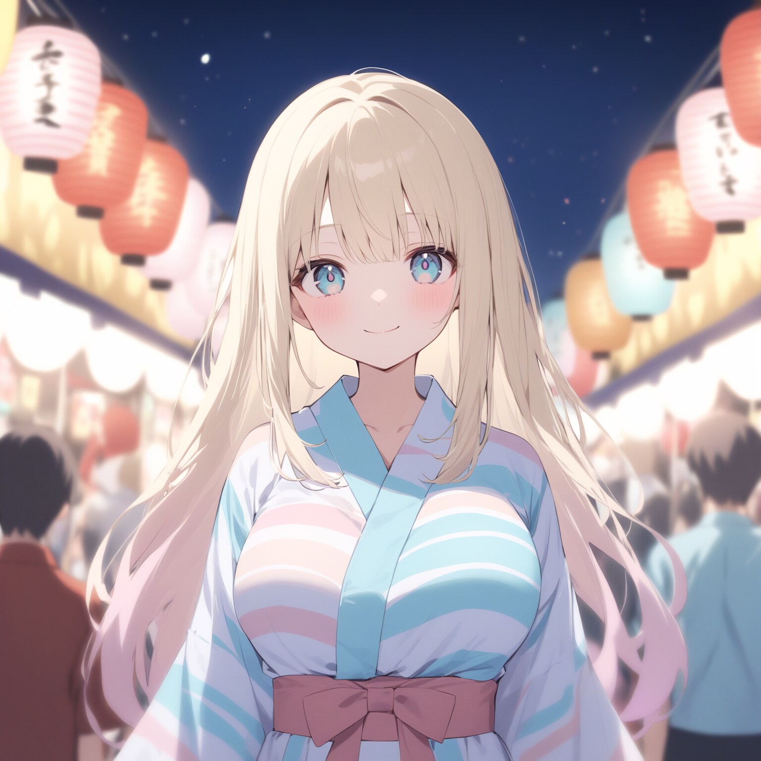 夏祭りと浴衣