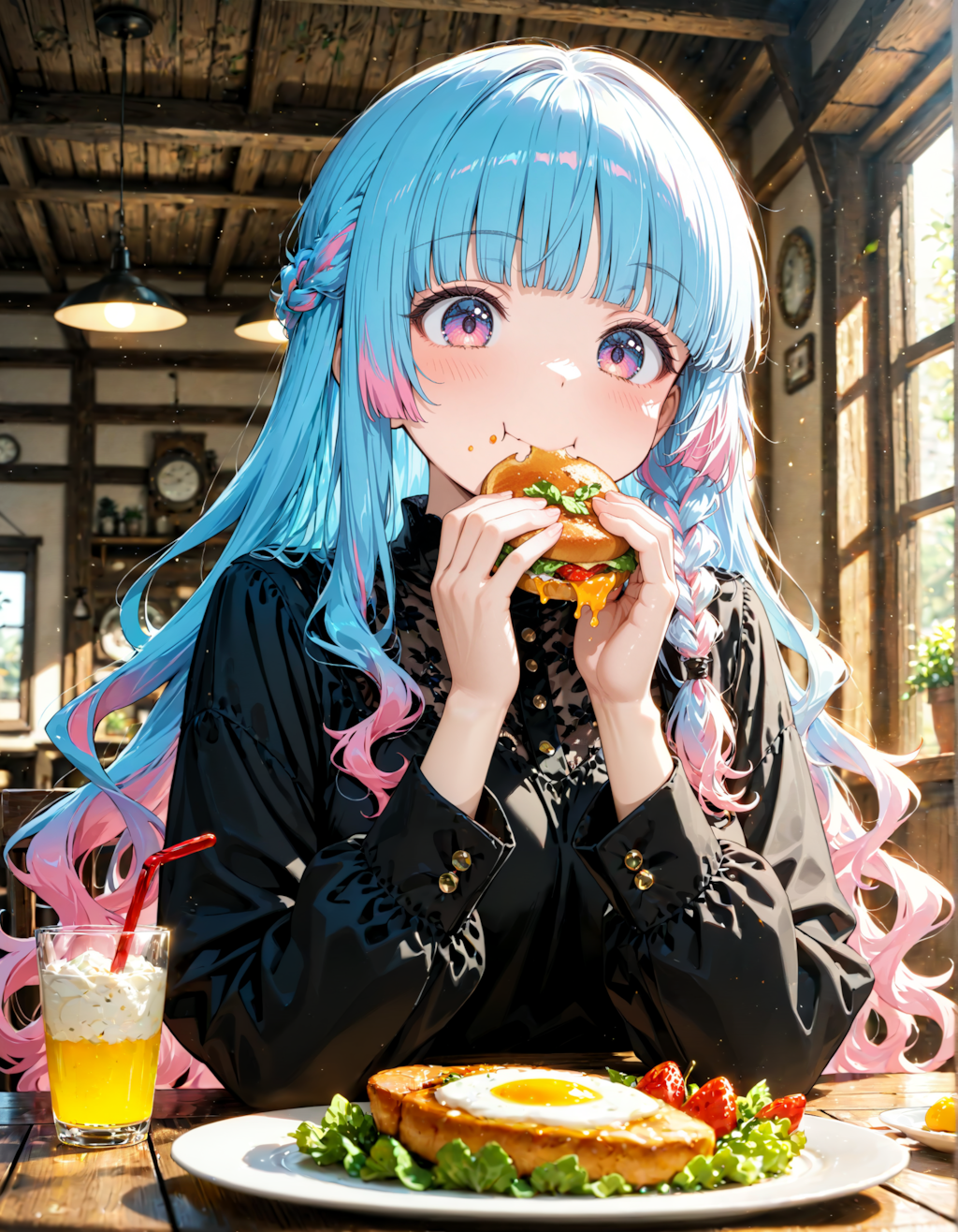 私はディナーを注文しました